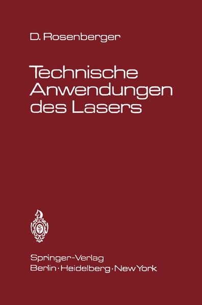 Produktbild: Technische Anwendungen des Lasers