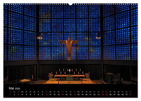 Produktbild: Orte des Glaubens (Wandkalender 2026 DIN A2 quer), CALVENDO Monatskalender