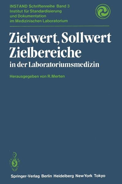 Produktbild: Zielwert, Sollwert Zielbereiche in der Laboratoriumsmedizin