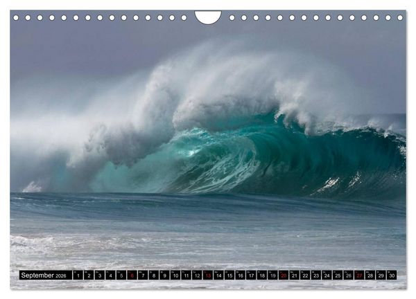 Produktbild: Hawai'i Wellen (Wandkalender 2026 DIN A4 quer), CALVENDO Monatskalender