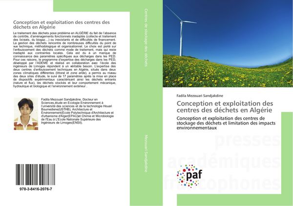 Produktbild: Conception et exploitation des centres des d&eacute;chets en Alg&eacute;rie