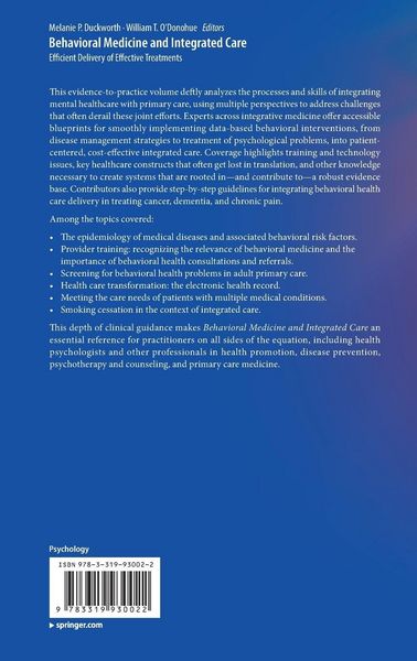 Produktbild: Behavioral Medicine and Integrated Care