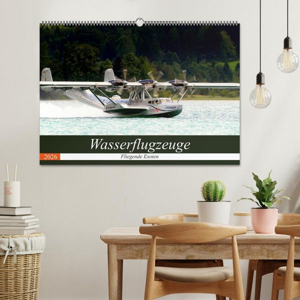 Produktbild: Wasserflugzeuge - Fliegende Exoten (Wandkalender 2026 DIN A2 quer), CALVENDO Monatskalender