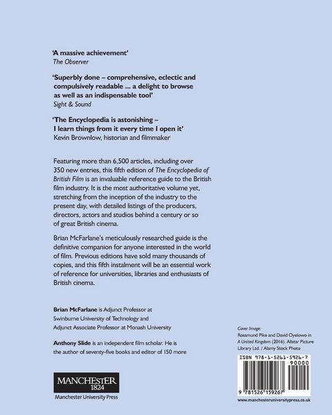 Produktbild: The Encyclopedia of British Film