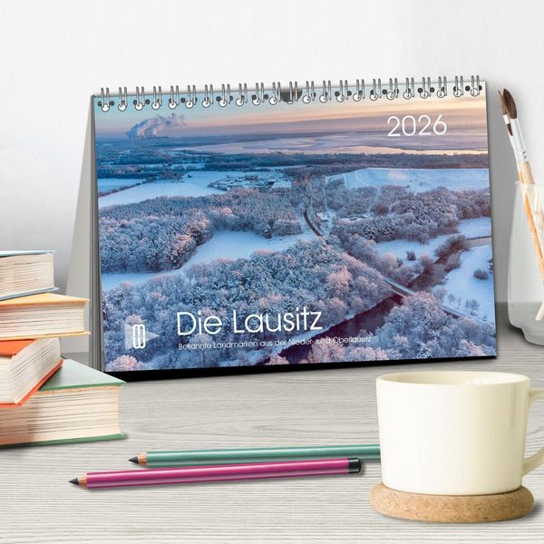 Produktbild: Die Lausitz - Region im Wandel (Tischkalender 2026 DIN A5 quer), CALVENDO Monatskalender