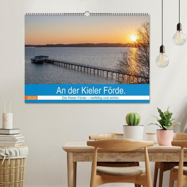 Produktbild: An der Kieler F&ouml;rde (Wandkalender 2026 DIN A2 quer), CALVENDO Monatskalender