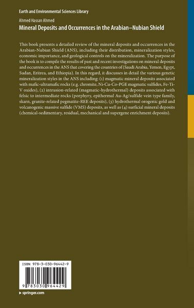 Produktbild: Mineral Deposits and Occurrences in the Arabian&ndash;Nubian Shield
