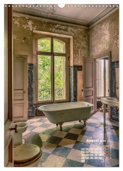 Produktbild: Lost Places - morbide Sch&ouml;nheiten (Wandkalender 2026 DIN A3 hoch), CALVENDO Monatskalender