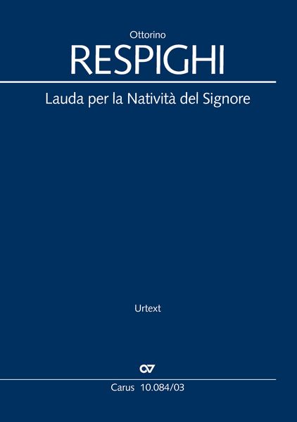 Produktbild: Lauda per la Nativit&agrave; del Signore (Klavierauszug)