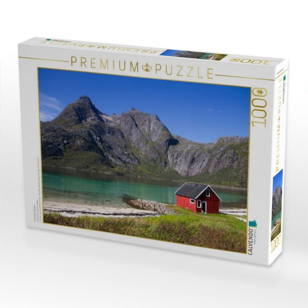 Produktbild: CALVENDO Puzzle Fjord der Lofoten | 1000 Teile Lege-Gr&ouml;&szlig;e 64x48cm Foto-Puzzle f&uuml;r gl&uuml;ckliche Stunden