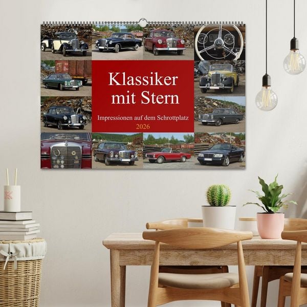 Produktbild: Klassiker mit Stern (Wandkalender 2026 DIN A2 quer), CALVENDO Monatskalender