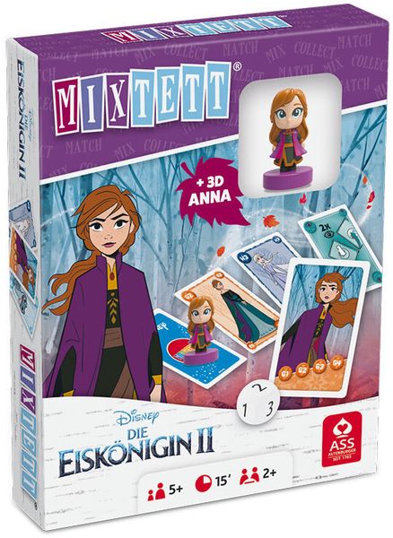 ASS Altenburger Spielkarten - Mixtett - Disney Die Eiskönigin 2 Set 3, Anna