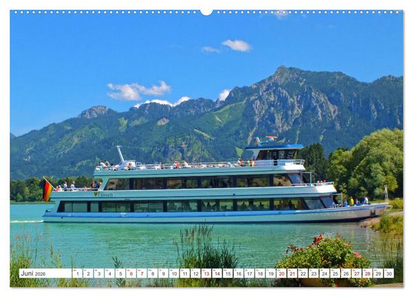 Produktbild: Wanderlust im Schwangau - Impressionen einer grandiosen bayerischen Landschaft (hochwertiger Premium Wandkalender 2026 DIN A2 quer), Kunstdruck in Hochglanz