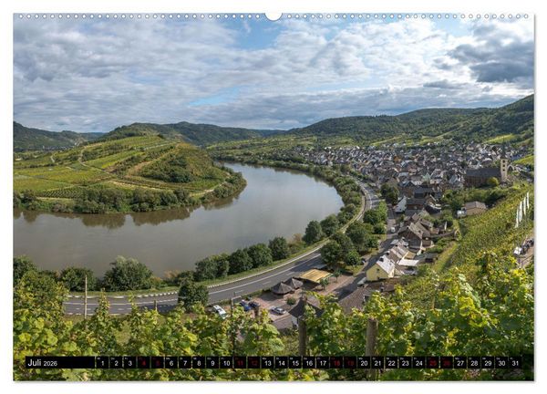 Produktbild: Die Mosel zwischen Bremm und Koblenz (hochwertiger Premium Wandkalender 2026 DIN A2 quer), Kunstdruck in Hochglanz