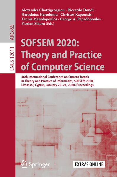 Produktbild: SOFSEM 2020: Theory and Practice of Computer Science