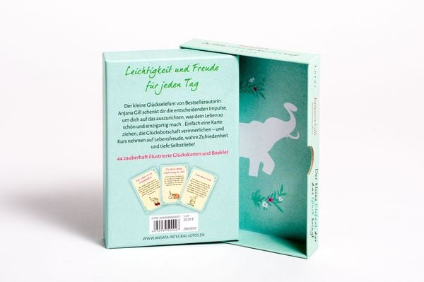 Produktbild: Der kleine Elefant, der das Gl&uuml;ck bringt &ndash; Das Kartenset