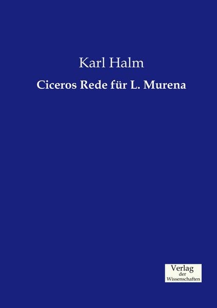 Produktbild: Ciceros Rede f&uuml;r L. Murena