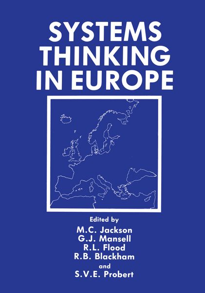 Produktbild: Systems Thinking in Europe