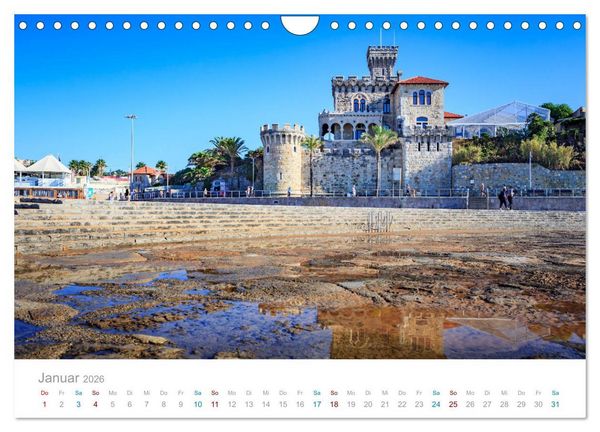 Produktbild: ESTORIL - die sch&ouml;nsten Badeorte Lissabons (Wandkalender 2026 DIN A4 quer), CALVENDO Monatskalender