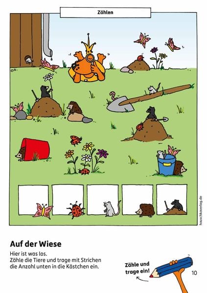 Produktbild: Vorschulblock ab 5 Jahre für Junge und Mädchen - Konzentration und Wahrnehmung