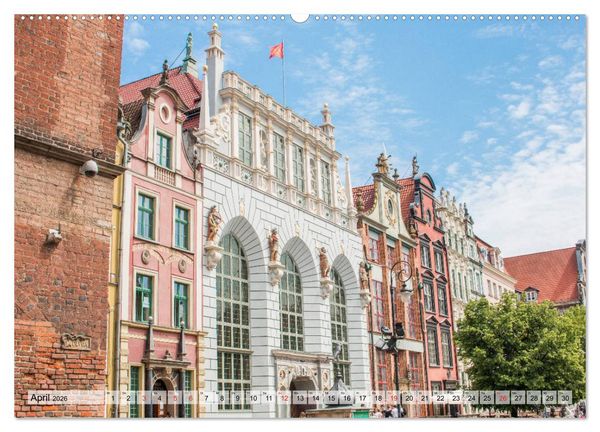 Produktbild: Polnische Dreistadt - Danzig, Gdingen und Seebad Sopot (hochwertiger Premium Wandkalender 2026 DIN A2 quer), Kunstdruck in Hochglanz