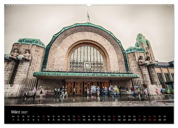 Produktbild: Helsinki / Besuchen - Entdecken - Erleben (hochwertiger Premium Wandkalender 2027 DIN A2 quer), Kunstdruck in Hochglanz