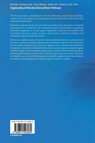 Produktbild: Engineering of Microbial Biosynthetic Pathways