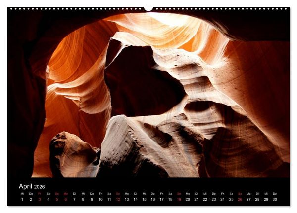 Produktbild: USA-S&uuml;dwesten von seiner sch&ouml;nsten Seite 2026 (hochwertiger Premium Wandkalender 2026 DIN A2 quer), Kunstdruck in Hochglanz