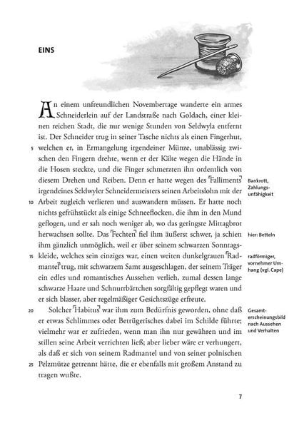 Produktbild: Kleider machen Leute &ndash; Gottfried Keller &ndash; Textausgabe