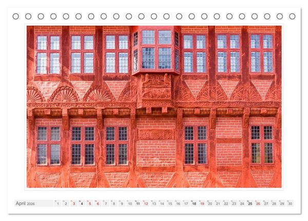 Produktbild: Architektur. Imposante Fassaden (Tischkalender 2026 DIN A5 quer), CALVENDO Monatskalender