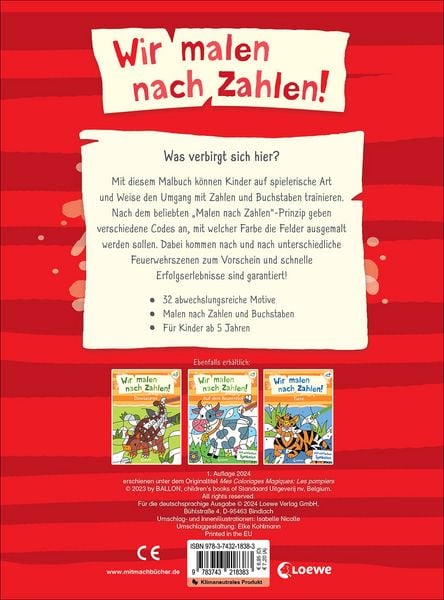 Produktbild: Wir malen nach Zahlen! - Feuerwehr