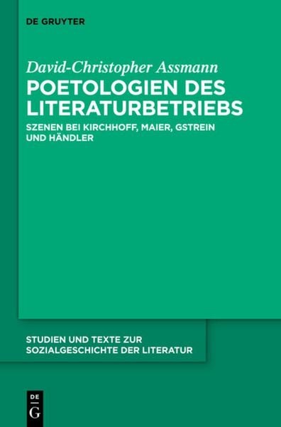 Produktbild: Poetologien des Literaturbetriebs