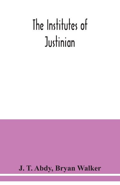 Produktbild: The Institutes of Justinian