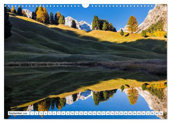 Produktbild: Alpen gespiegelt (Wandkalender 2026 DIN A3 quer), CALVENDO Monatskalender