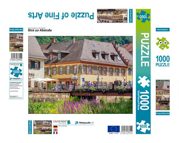 Produktbild: CALVENDO Puzzle Blick zur Albstra&szlig;e | 1000 Teile Lege-Gr&ouml;&szlig;e 64x48cm Foto-Puzzle f&uuml;r gl&uuml;ckliche Stunden