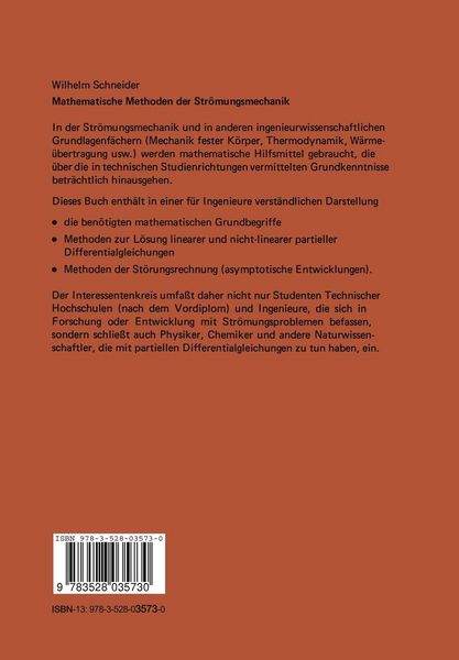 Produktbild: Mathematische Methoden der Str&ouml;mungsmechanik