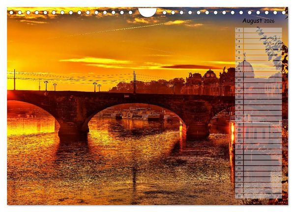 Produktbild: Dresden 2026 / Geburtstagskalender (Wandkalender 2026 DIN A4 quer), CALVENDO Monatskalender