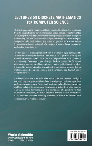 Produktbild: LECT ON DISCRETE MATH FOR COMPUTER SCI