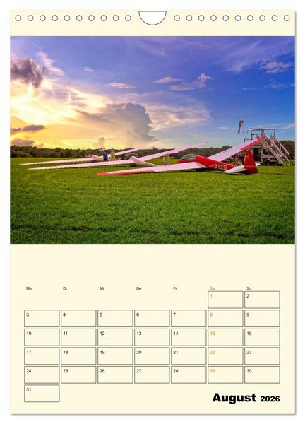 Produktbild: Segelfliegen - dem Himmel ganz nah (Wandkalender 2026 DIN A4 hoch), CALVENDO Monatskalender