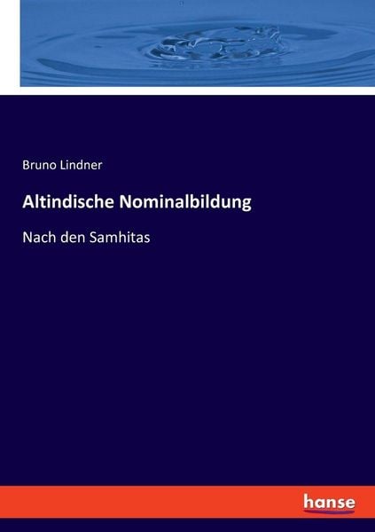Produktbild: Altindische Nominalbildung