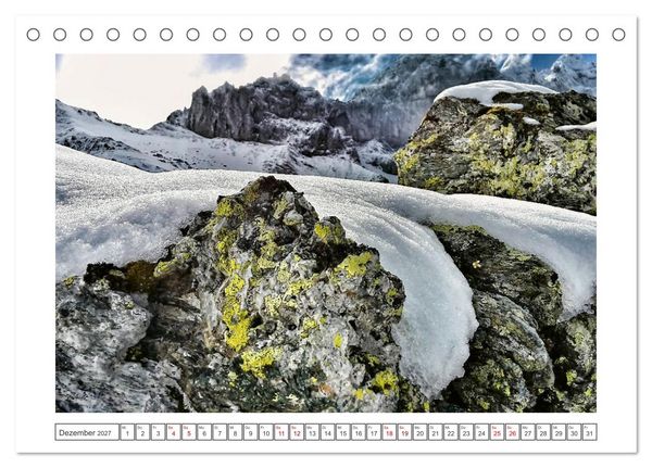 Produktbild: Schweizer Bergmomente (Tischkalender 2027 DIN A5 quer), CALVENDO Monatskalender
