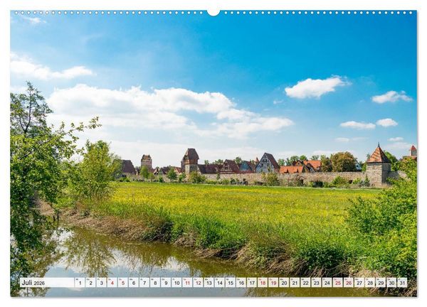 Produktbild: Ein Spaziergang durch Dinkelsb&uuml;hl (Wandkalender 2026 DIN A2 quer), CALVENDO Monatskalender