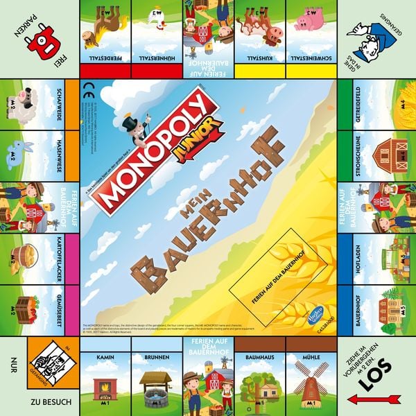 Winning Moves - Monopoly Junior - Mein Bauernhof