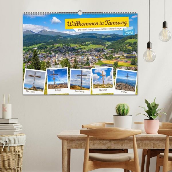 Produktbild: Willkommen in Tamsweg (Wandkalender 2026 DIN A2 quer), CALVENDO Monatskalender
