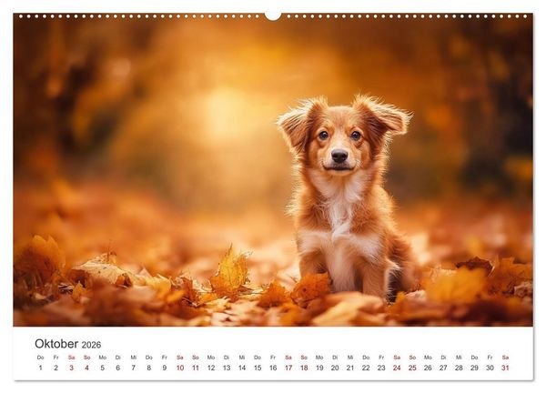 Produktbild: Wundert&uuml;te auf vier Pfoten - Mischlingshunde mit Charme (hochwertiger Premium Wandkalender 2026 DIN A2 quer), Kunstdruck in Hochglanz