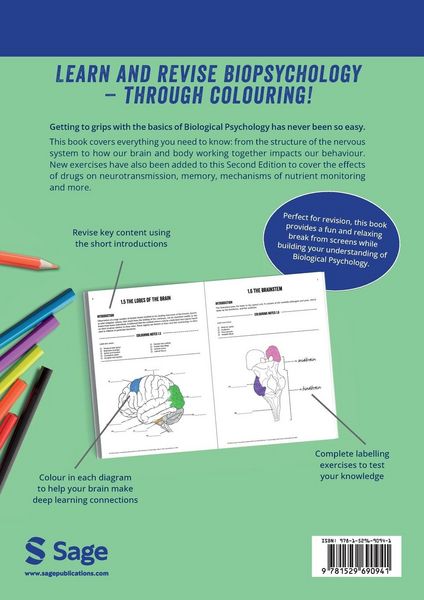 Produktbild: The Biopsychology Colouring Book (Second Edition)
