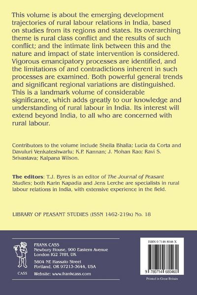 Produktbild: Rural Labour Relations in India