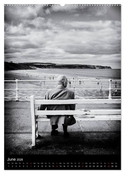 Produktbild: Journeys - Black & White (High Quality Premium Wall Calendar 2026 DIN A2 portrait),CALVENDO 12 Month Wall Calendar