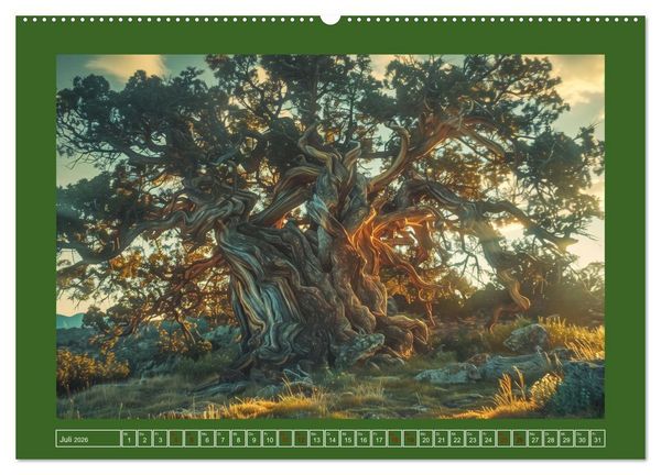 Produktbild: Die Zeitreisenden des Waldes (Wandkalender 2026 DIN A2 quer), CALVENDO Monatskalender