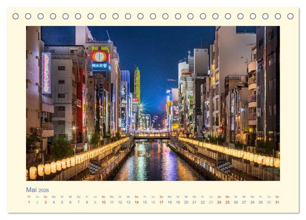 Produktbild: Eine Reise durch Japan (Tischkalender 2026 DIN A5 quer), CALVENDO Monatskalender